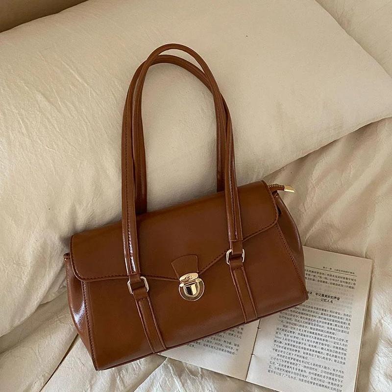 

Casual Women s Underarm Bags Vintage Luxury Ladies Shoulder Bag PU Leather Fashion Female Tote Purse Handbags Retro Armpit Bag