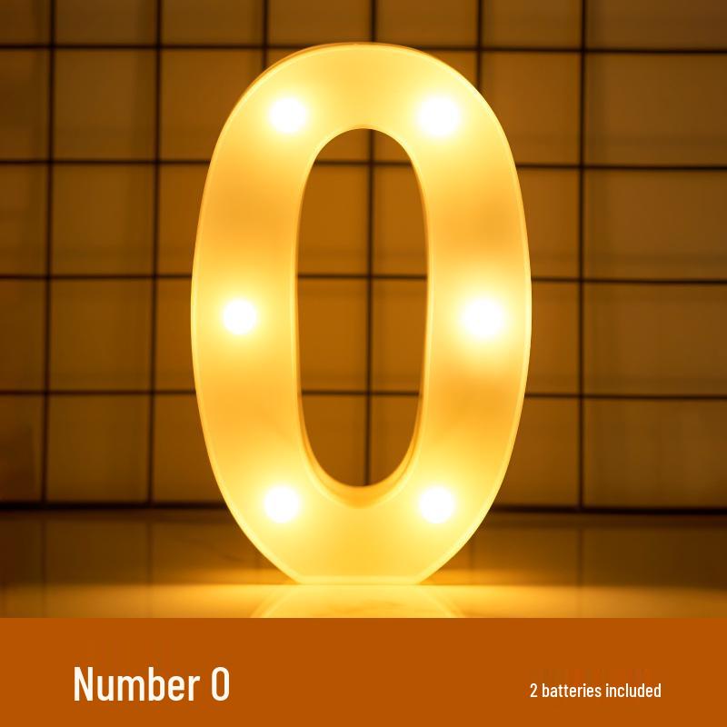 

Happy Birthday Letter Lights - Decorative Word Sign for Surprise Proposals and Bedside Ambiance Letter Light [With Battery] Size/cm: 17*20