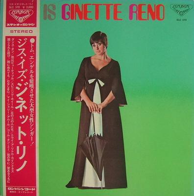 LP Record GINETTE RENO  This Is Ginette Reno SLC370 LONDON 1971 Japan Pop Used