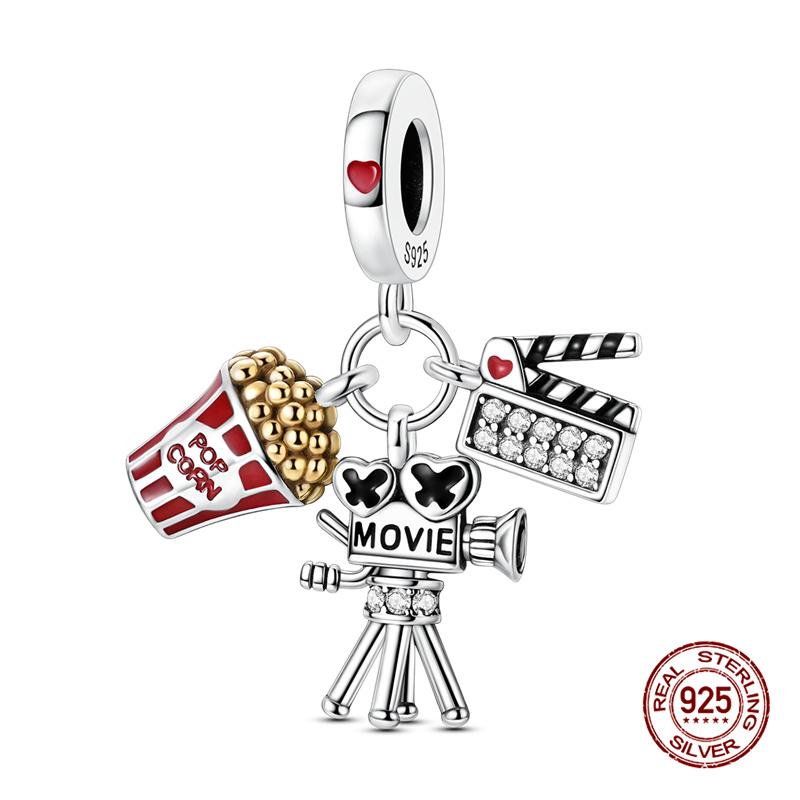 New In Charms Copper Firefly Luminous Oil Lamp Charms Beads Fit Women 3Mm Original Bracelet Necklace Diy Fine Jewelry Gifts