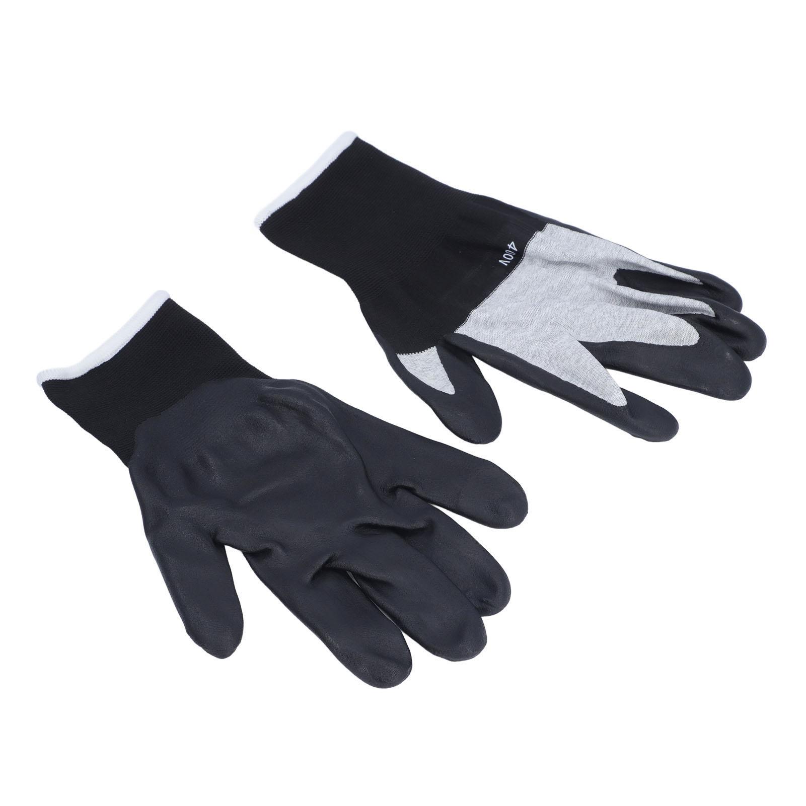 

1 пара электроизоляционных перчаток, нейлоновые резиновые, ультратонкие, нескользящие, 400 В, изоляционные перчатки для