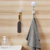 Retractable Wire Rope Towel Clip With Suction Cup Strong Adhesive Towel Hangers For Bathroom Kitchen And Travel Use