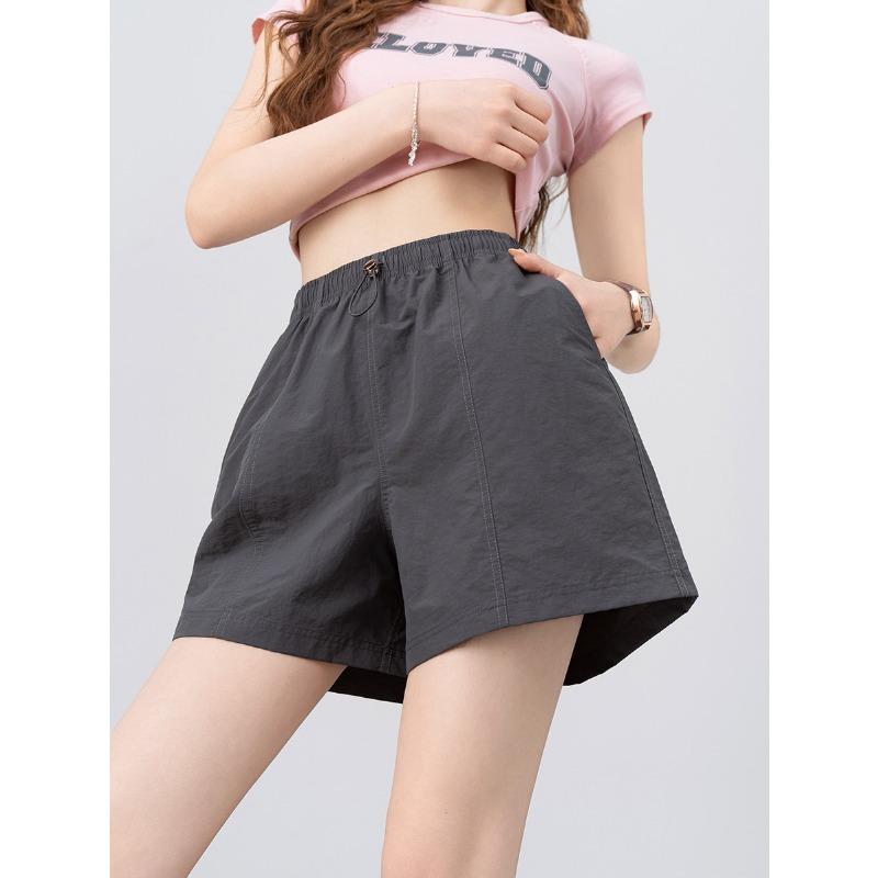 

Уличный снимок эластичная талия повседневные шорты карго женские летние новые мода Spice Girl спортивные повседневные брюки L темно серый