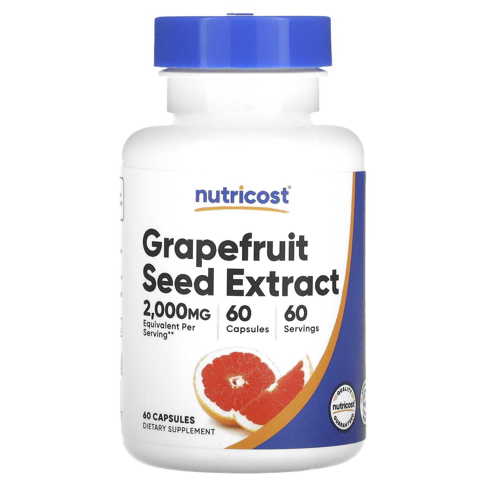 

Grapefruit Seed Extract, 2,000Mg, 60 Capsules