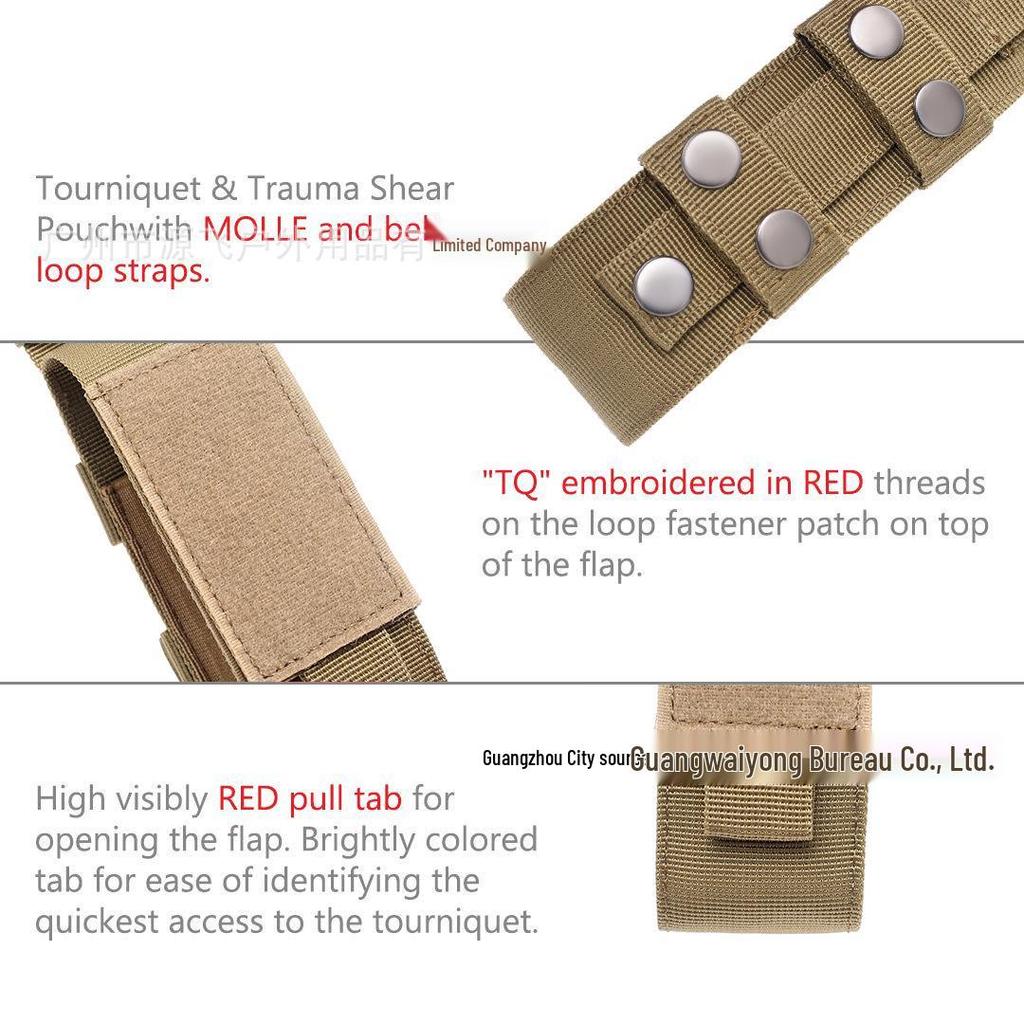 MOLLE Tactical Tourniquet Holder - Quick Deployment & Protection Pouch