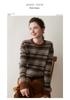 Mengyi 25 Autumn/Winter Cashmere Women's Fair Isle Retro Thick Pullover Sweater, Loose and Versatile.