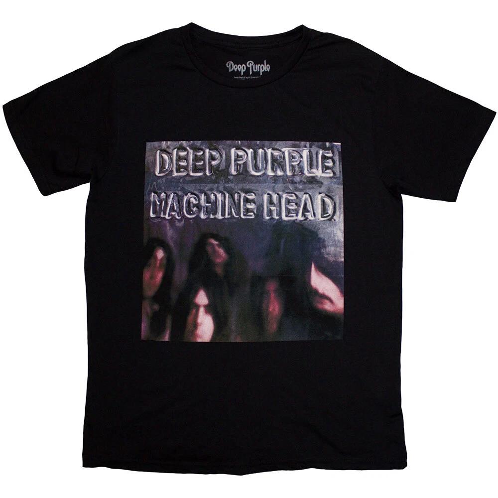Deep Purple Unisex T-Shirt: Machine Head Album Cover (Medium) L