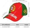 Portugal Flag Cool Portuguese Baseball Cap 3D Full Print Adult Unisex Adjustable Hat Soccer Patriotic Caps