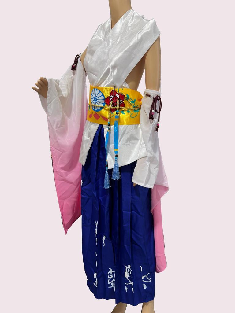 Final Fantasy Yuna Cosplay School M [Cosplay] [Lavender] Costume, Event, Halloween, Christmas, Festival, Women's