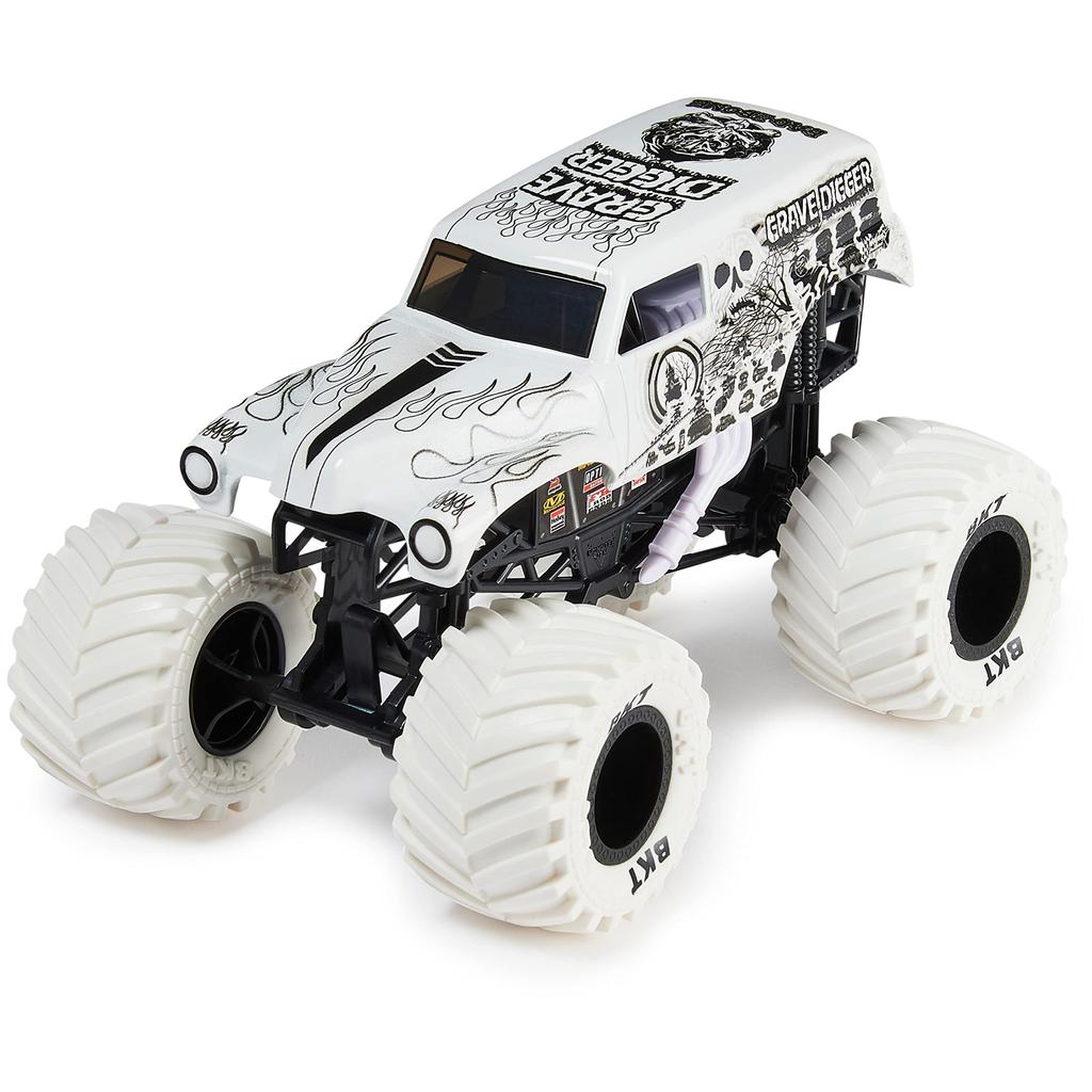 Monster Jam, Official Grave Digger Monster Truck, Collectible Diecast Vehicle, 1:24 Scale