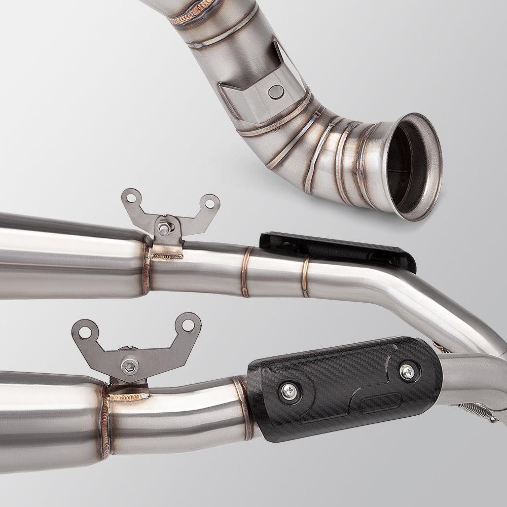 Stainless Steel Rear Muffler Mid-Pipe for Duke 790 (2018-2025)