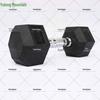 Yulongshan Rubber-Coated Hex Dumbbell Set