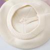 Fashion Cute Baby Knitted Beret Hat Solid Color Children's Warm Hats Autumn Winter Cap For Kids Outdoor Bonnet Accessories Gift