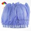 Feather2 Meter/pack Goose Feather Fringe Trim On Satin Header 6"- 8" In /15-20 Cm Width
