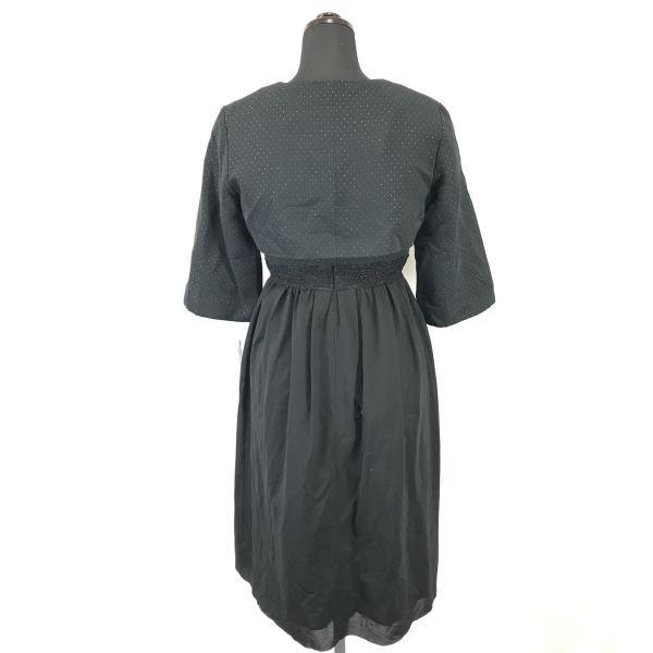 SHIPS Made in Japan Bolero & Chiffon Dress Setup Women S Black Formal Set(USED)