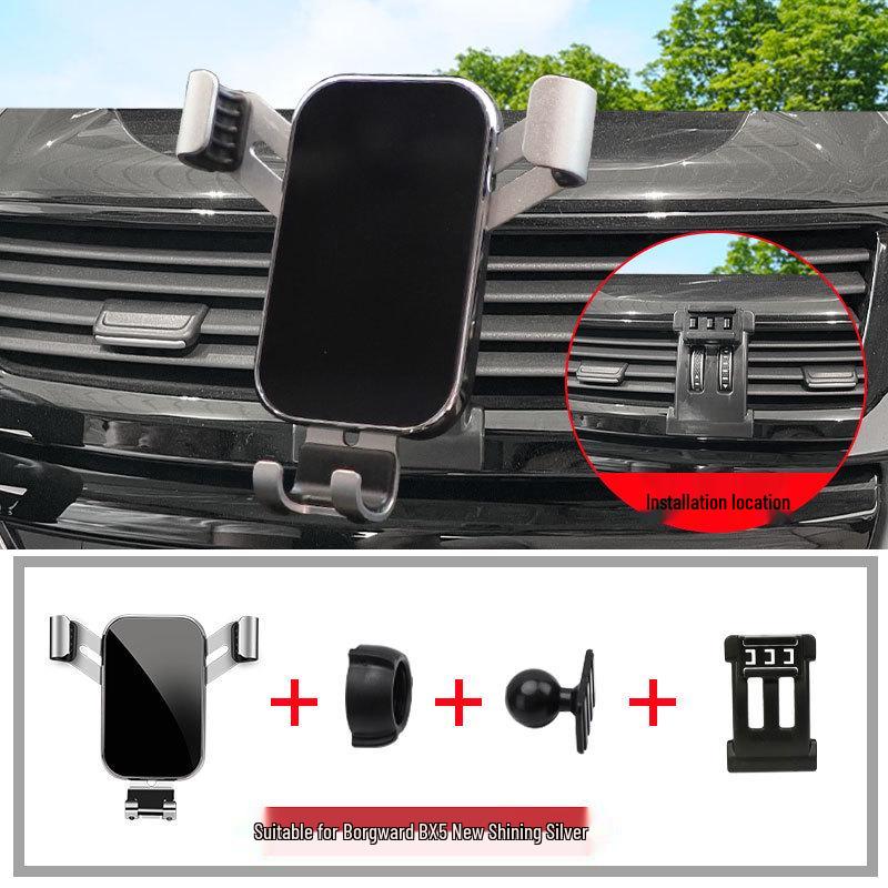 Borgward BX5 Car Phone Holder with Wireless Charging & Navigation for 2016-2020 Models