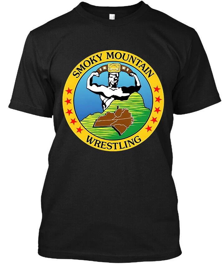 Ограниченная Новая Популярная Американская Борцовская Футболка Smoky Mountain Wrestling S-5XL XL