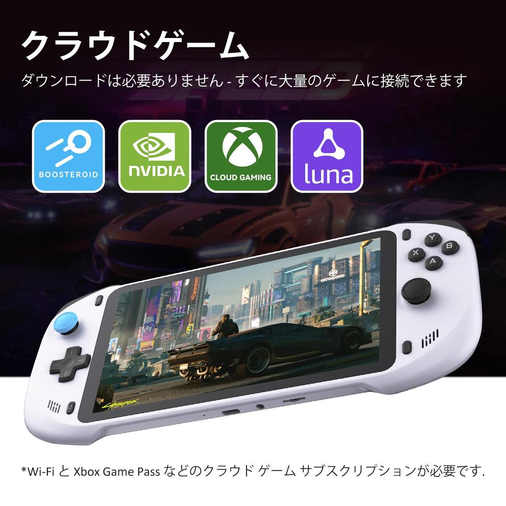 Abxylute Cloud Портативная игровая консоль для удаленной игры, совместимая с Xbox Cloud, NVIDIA GeForce и Long 1080P, легкая, ретро-игровая консоль, 64 ГБ