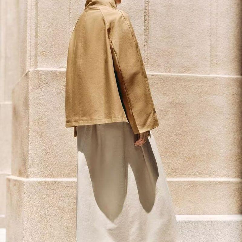 Zbzr Autumn New Women Clothes Western Style Fashion Temperament Cotton Long Sleeve Shirts Outerwear 3833243 732