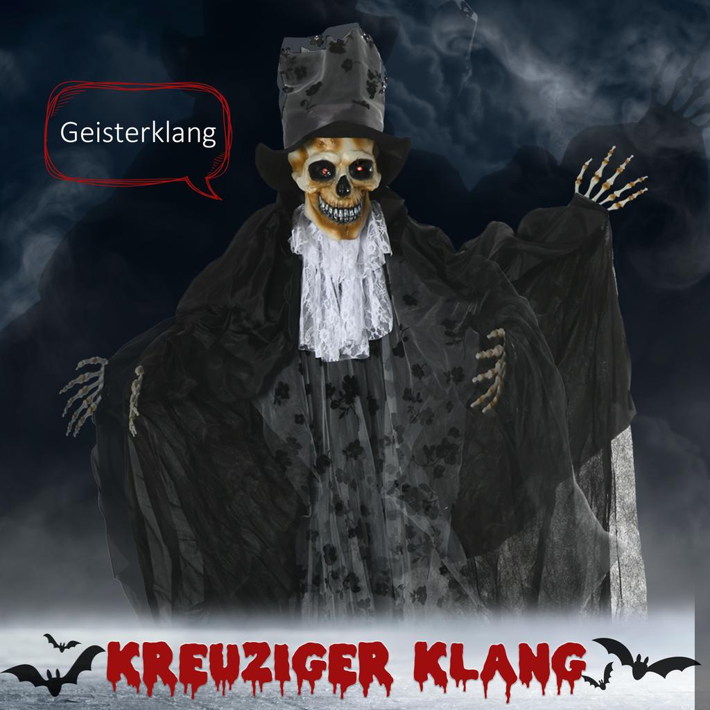 Halloween Decoration Ghost Groom with Special Effects and Sound Function 115 Cm X 65 Cm X 189 Cm
