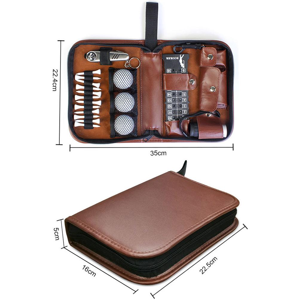 Golf Tool Kit, Outdoor Sports Golf Bag, Golf Stud, Scorecard, Multifunctional Storage Bag
