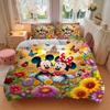 Mickey Minnie Fantasy Land Print 3Pcs Bedding Setduvet Cover With 2 Bedropillowcase Home Birthday Gift