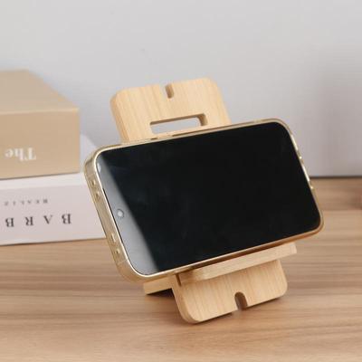 Holz-Schreibtisch-Handyhalter Schreibtisch-Faulenzer-Handy-Ständer Tablet-Ständer Universeller Multifunktions-Holzständer