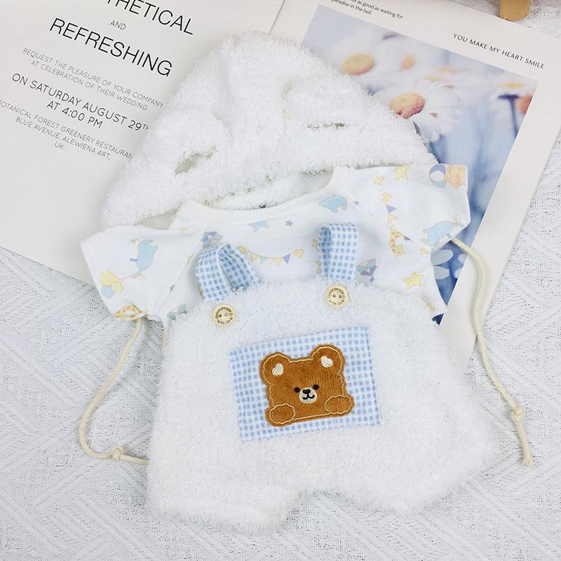 Medium 30cm Handmade Doll Clothes for Jointed Bear - S Size Belle Lulu Outfit Gift for Girls
