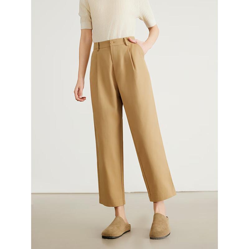 Ge Jin Women's High-Waist Harem Straight-Leg Pants