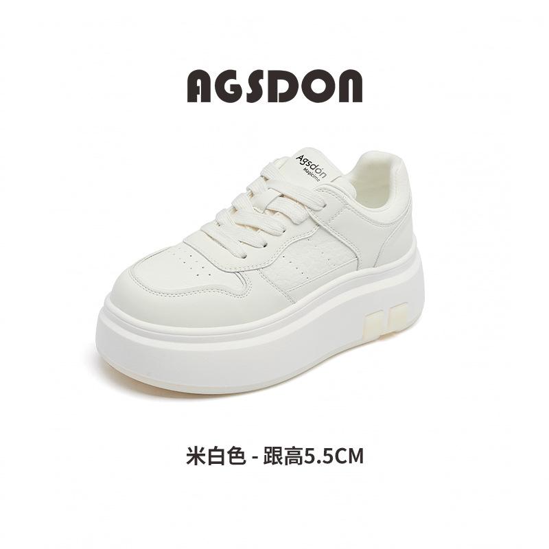 

Augustine little white shoes women s 2025 autumn and winter new muffin platform student casual board shoes small sports shoes 40