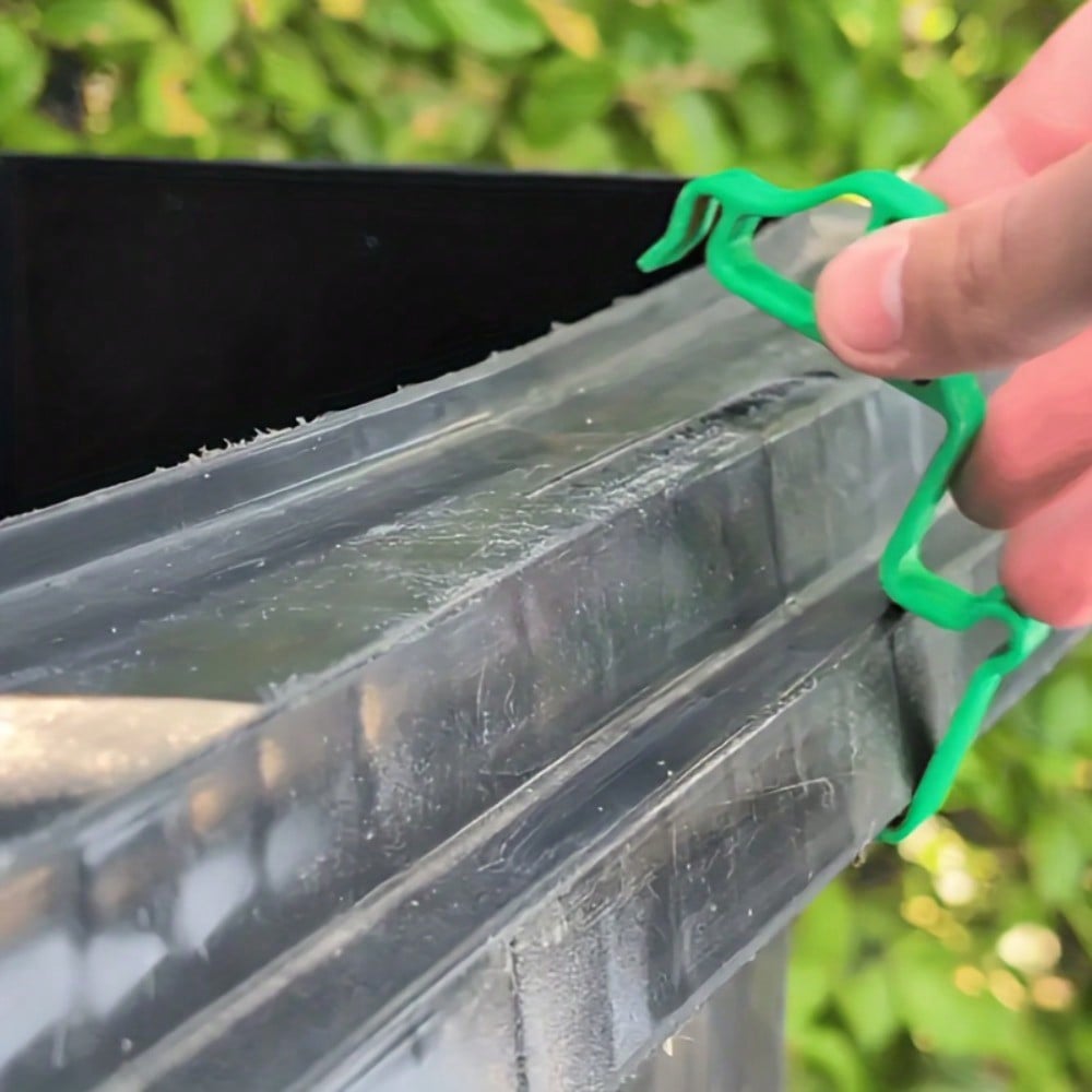 Trash Can Ventilation Clip - Insect-Proof & Odor-Proof Durable Plastic Garbage Bin Accessory with Easy Clip-On Installation