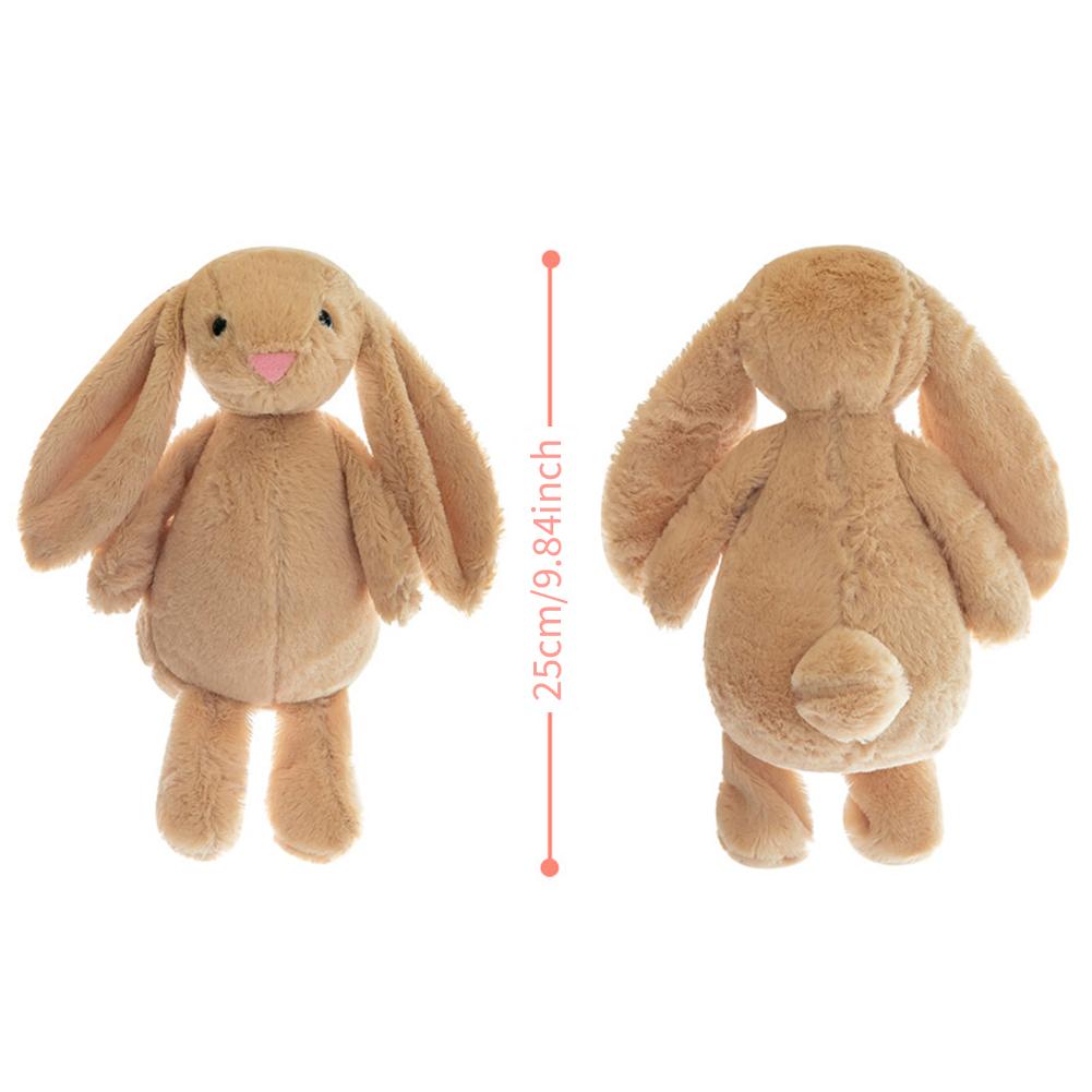 25cm Cute Rabbit Plush Toy Long Ear Soft Stuffed Bunny Doll Sleeping Toy Girls Kids Baby Plush Birthday Gifts
