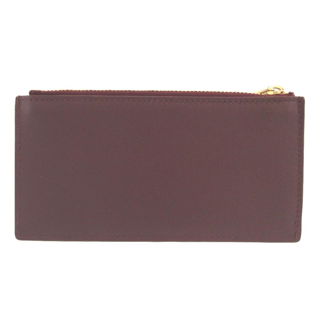 Used AUTHENTIC CARTIER L3001760 Must de Cartier long wallet Bordeaux Leather