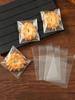 Frosted Snowflake Crisp Cookie Self-Sealing Bag for Baking