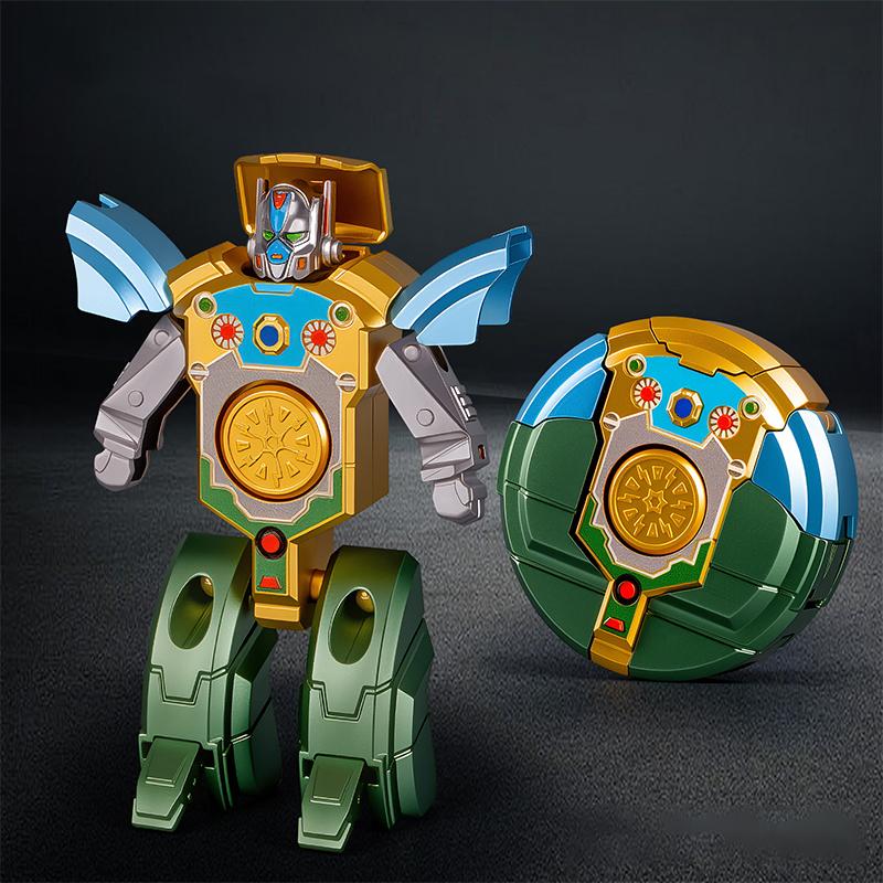 Creative Finger Gyroscope Deformation Robot Decompression Fingertip Gyroscope Children'S Small Toy Happy Decompression
