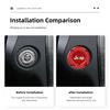 1Pc Decorative Car Engine Start Button Ring Cover for Jeep Renegade Wrangler JK Grand Cherokee Compass Patriot Auto Accessories ALW1