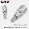YATO 1/2" Hex Screwdriver Socket Set, S2 Batch Head, Chrome Vanadium Steel