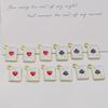 20Pcs Enamel Coffee Cup Charms Gold Plated Cartoon Pin Coffee Life Lovers Pendants For Making Jewelry Creative Gift
