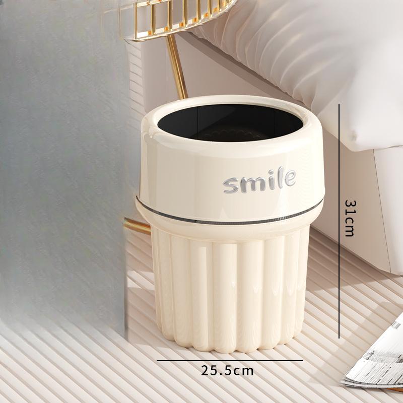 

Мусорное ведро для дома, кухни, туалета, мусорного ведра для туалета, большая корзина для мусора в гостиной medium кремовый