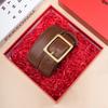 Leather Belt Women'S Versatile Needle Buckle Simple Personality With Jeans Texture Belt Casual Niche Belt