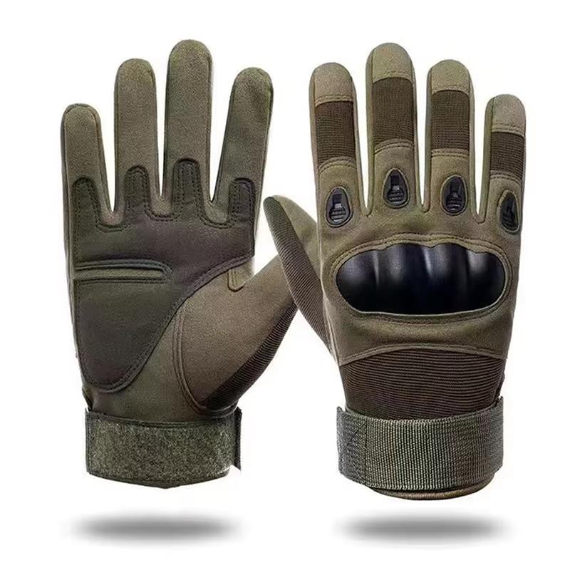 Gants tactiques militaires d'extérieur pour hommes, avec clip pour gants, pour le sport, le tir, la chasse, l'airsoft, la moto, le cyclisme