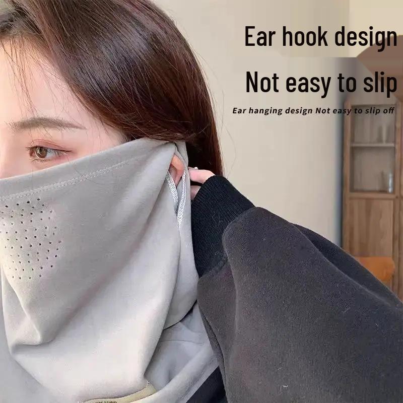 Autumn-Winter Men's Ear-Hanging Face Mask & Neck Warmer - Windproof