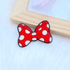 20pcs New Pattern Cute Mini Cartoon Bow PVC Flexible Glue Flat Back DIY Scrapbook Embellishment Phone Craft Decoration Q45