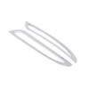 2pcs Silver Rear Fog Light Lamp Cover Trim for Tesla Model S 2015- Car Accessories