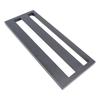 Guitar Pedal Board 50x20cm Aluminum Alloy Rubber Non Slip Ergonomic Effect Pedalboard