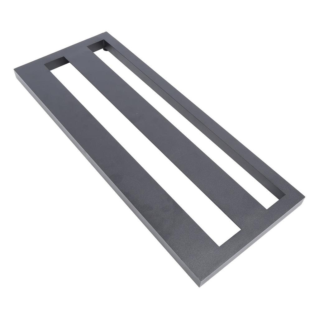 Guitar Pedal Board 50x20cm Aluminum Alloy Rubber Non Slip Ergonomic Effect Pedalboard
