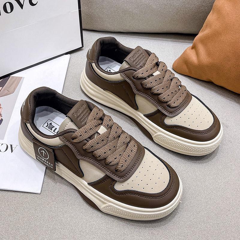 Nischen-Freizeit-Ballerinas Damen Einzelschuhe Skateschuhe Original Sportschuhe Damen Schnürschuhe Atmungsaktive Laufschuhe