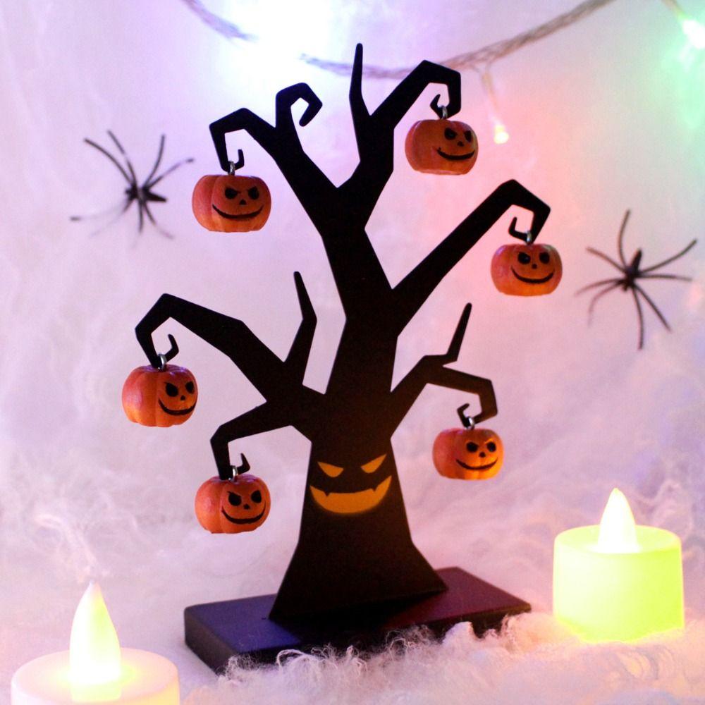 Funny Halloween Pumpkin Tree Prop Halloween Accessories Halloween Desktop Decoration  Party