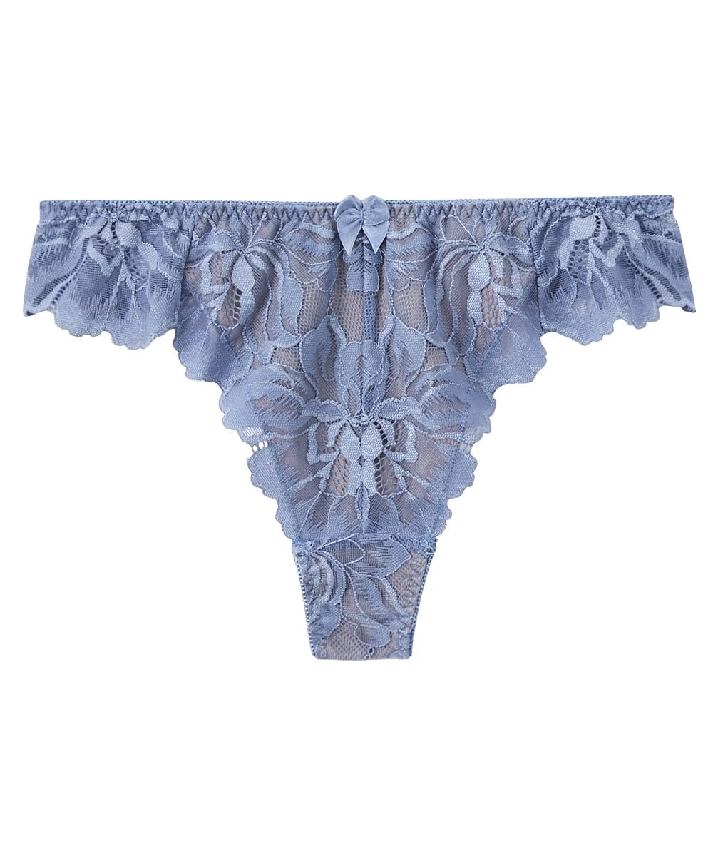 

Координирующие шорты Элегантное кружево Серовато-голубой L [Nissen] Женские шорты Танга, Полностью кружевные танга (Крупные цветы, (Триумф)