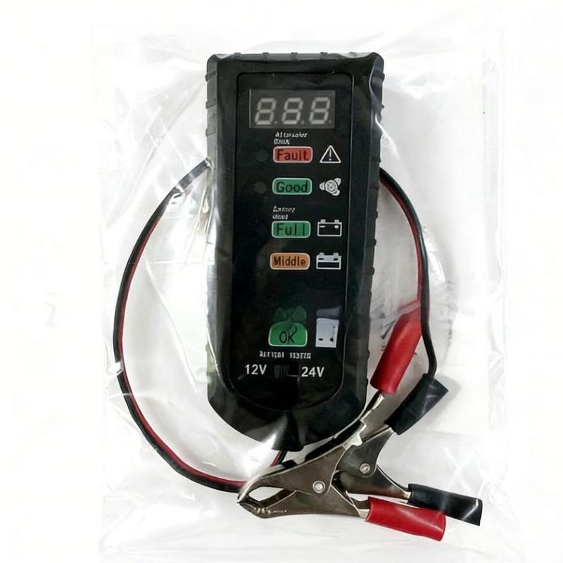 

1Pcs 12V 24V Alternator Tester Car Battery Tester Led Display 6 Light Car Battery Checker Analyzer Auto Repair Diagnostic Tool A2